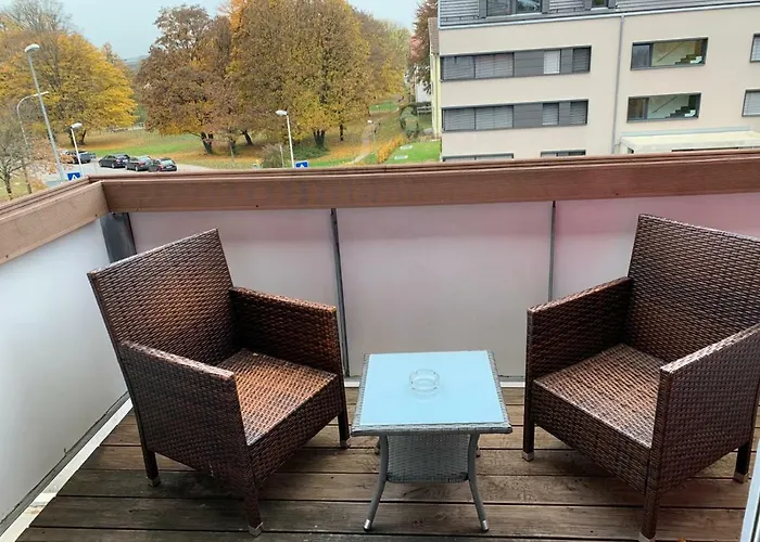 Zentrales Wg-zimmer 1 Ravensburg, Balkon, Kamin Apartament *